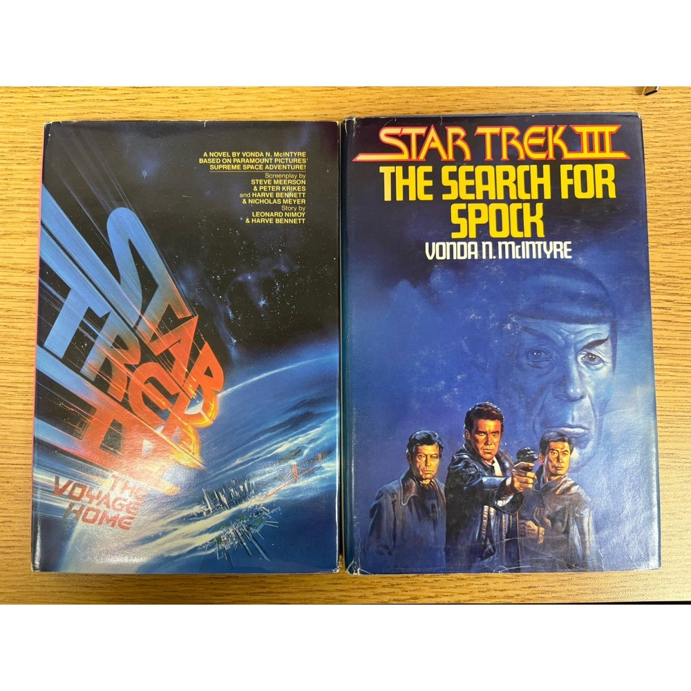 Star Trek III: Search for Spock, Star Trek IV: Voyage Home, 2 HB Books, McIntyre